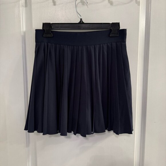 Aritzia TnAction TnaMOVE Tennis Mini Skirt Navy Blue Total Eclipse Medium - Picture 2 of 16